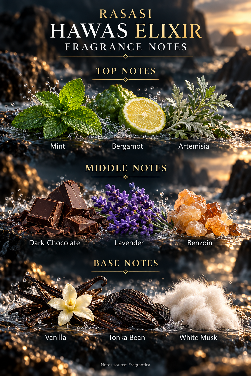 Rasasi Hawas Elixir fragrance notes