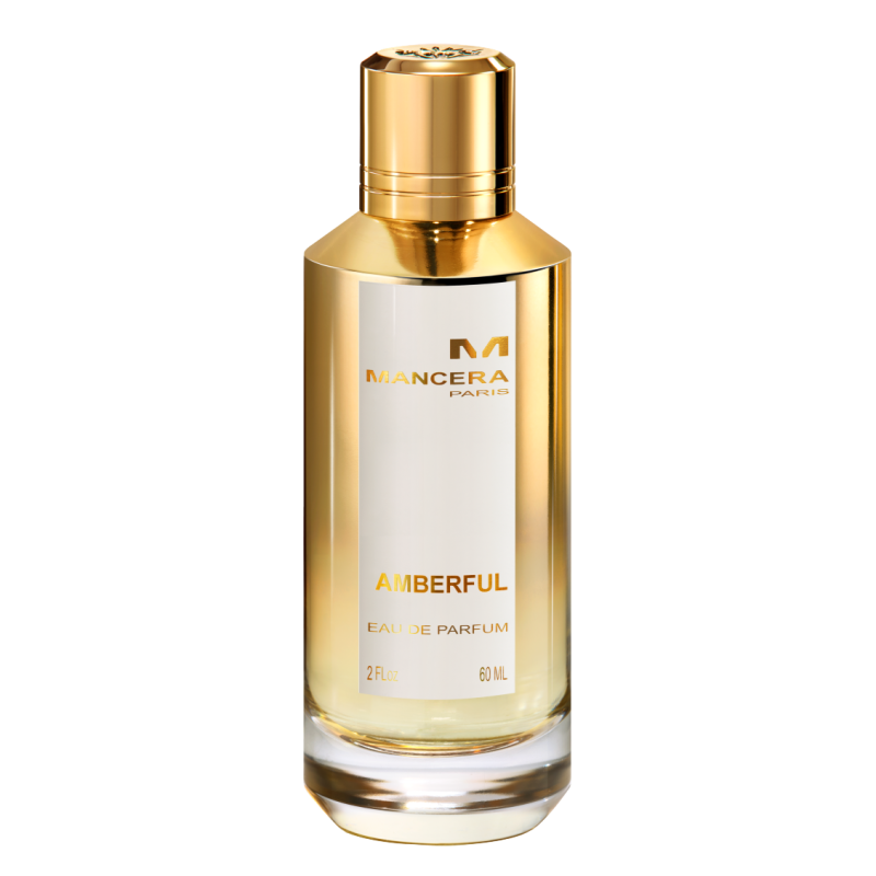 Mancera Amberful authentic perfume bottle on light background