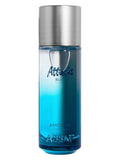 Assaf Attacks Blue exact fragrance bottle clear product photograph