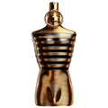 Jean Paul Gaultier Le Male Elixir exact fragrance bottle clear product photograph