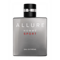 Chanel Allure Homme Sport Eau Extreme exact fragrance bottle clear product photograph