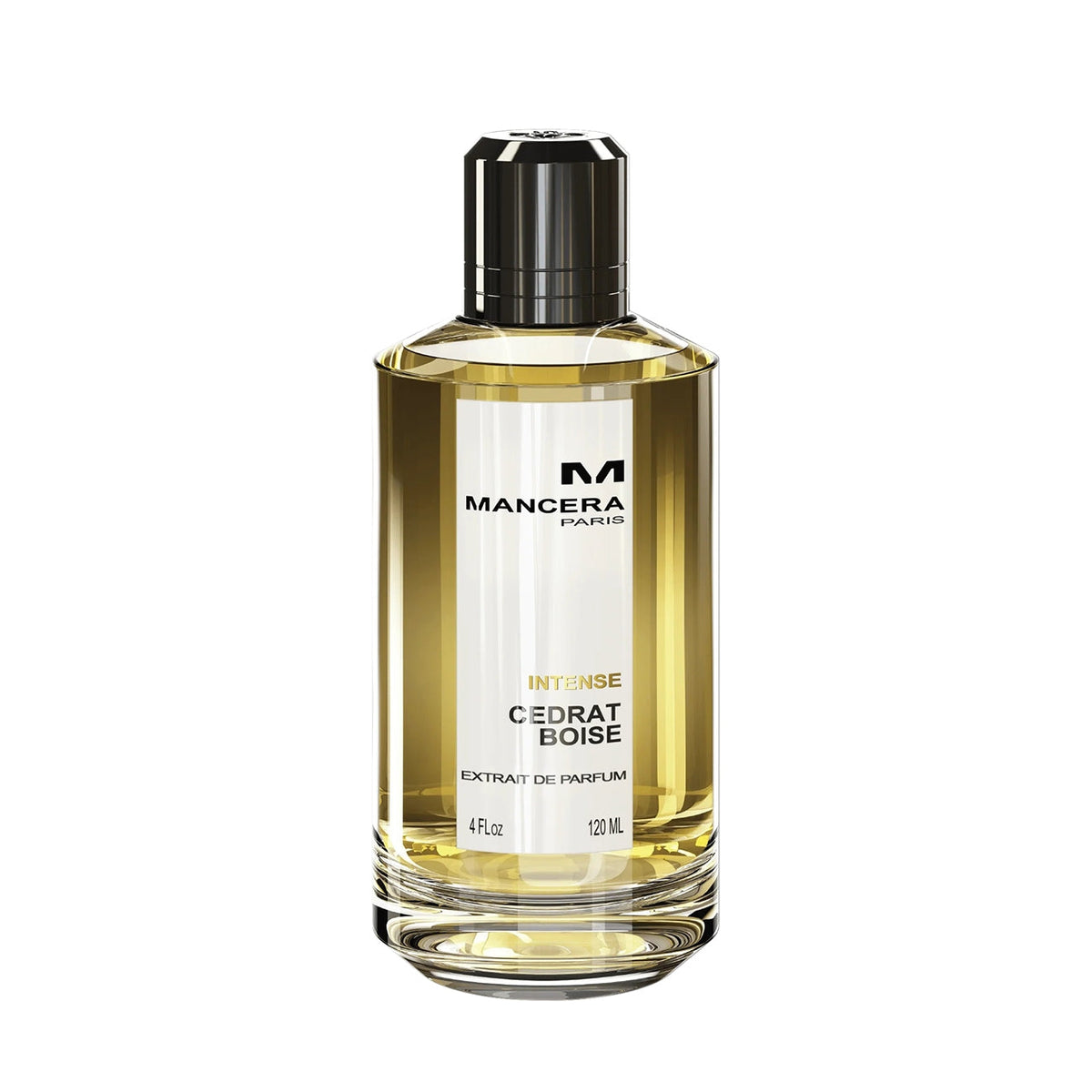 Mancera Intense Cedrat Boise exact fragrance bottle clear product photograph