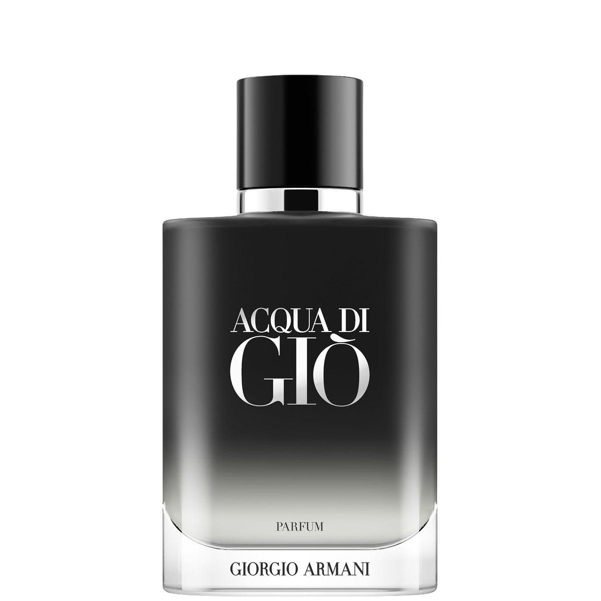 Giorgio Armani Acqua di Gio Parfum exact fragrance bottle clear product photograph