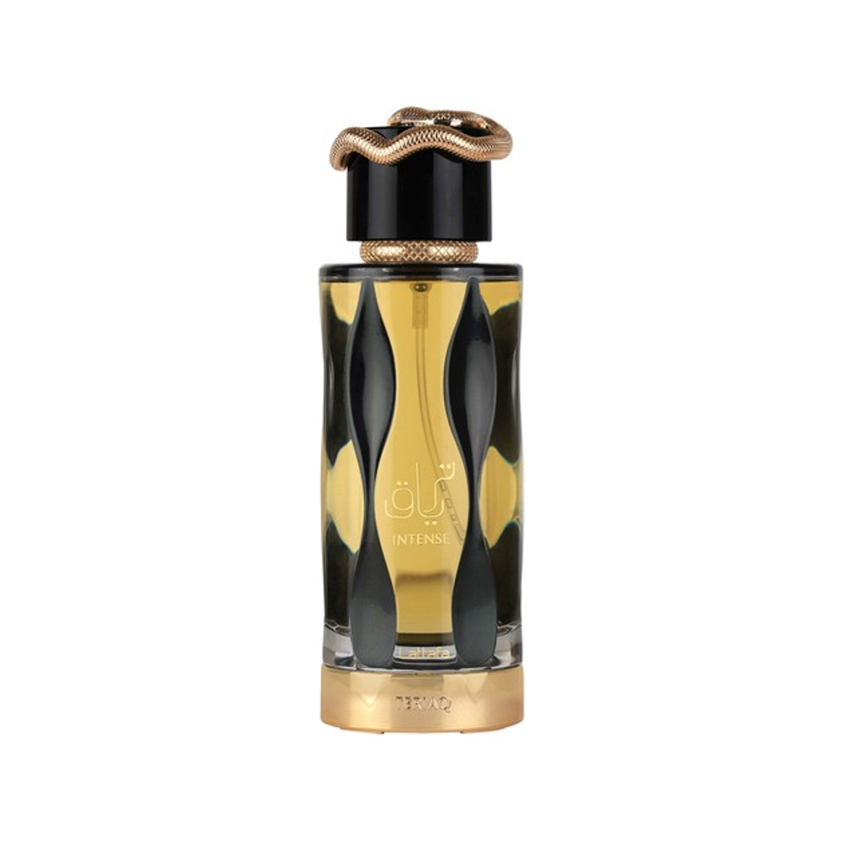 Lattafa Teriaq Intense perfume bottle