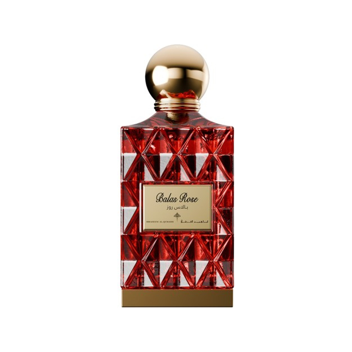 Ibraheem Al Qurashi Balas Rose perfume bottle